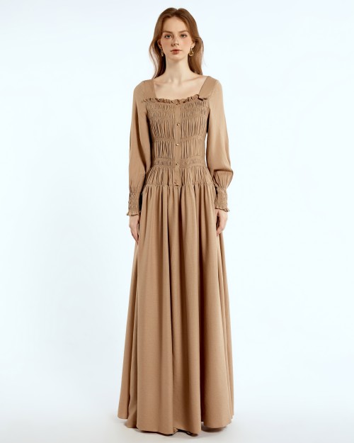 Sixdo SIXDO Woven Flared Dress 2025